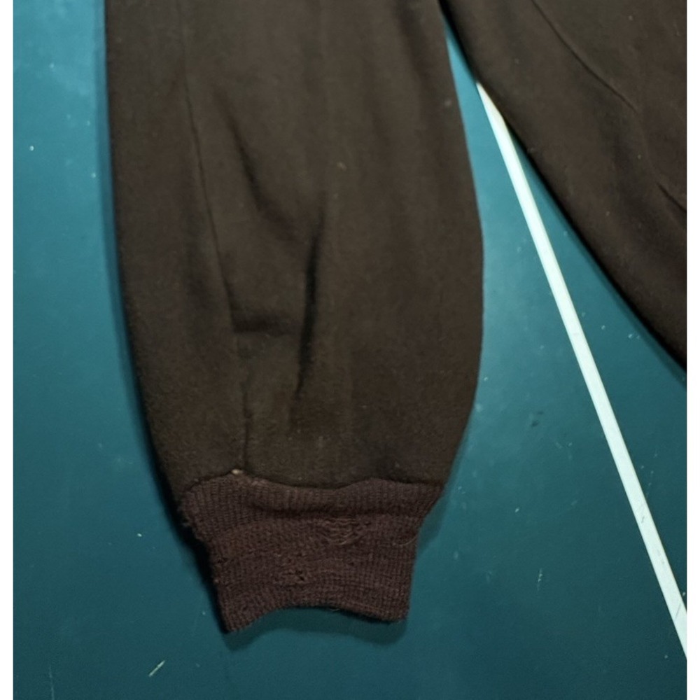 True Vintage 40s Wool Pants Size 28x28 Hunting Military Lined Talon Side Zipper - Picture 14 of 16